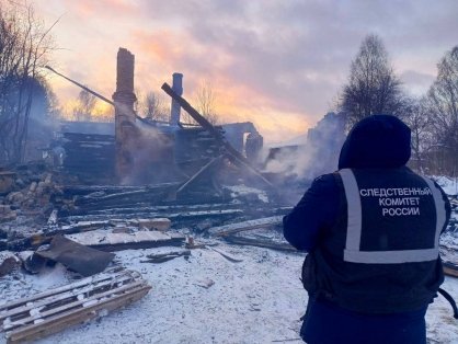 В Сунском районе следователями проводится проверка по факту гибели мужчины и женщины в результате пожара